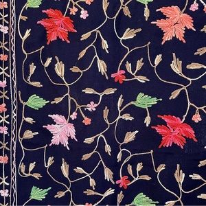 Exquisite hand stitched Cashmere Shawl / Throw Blanket
